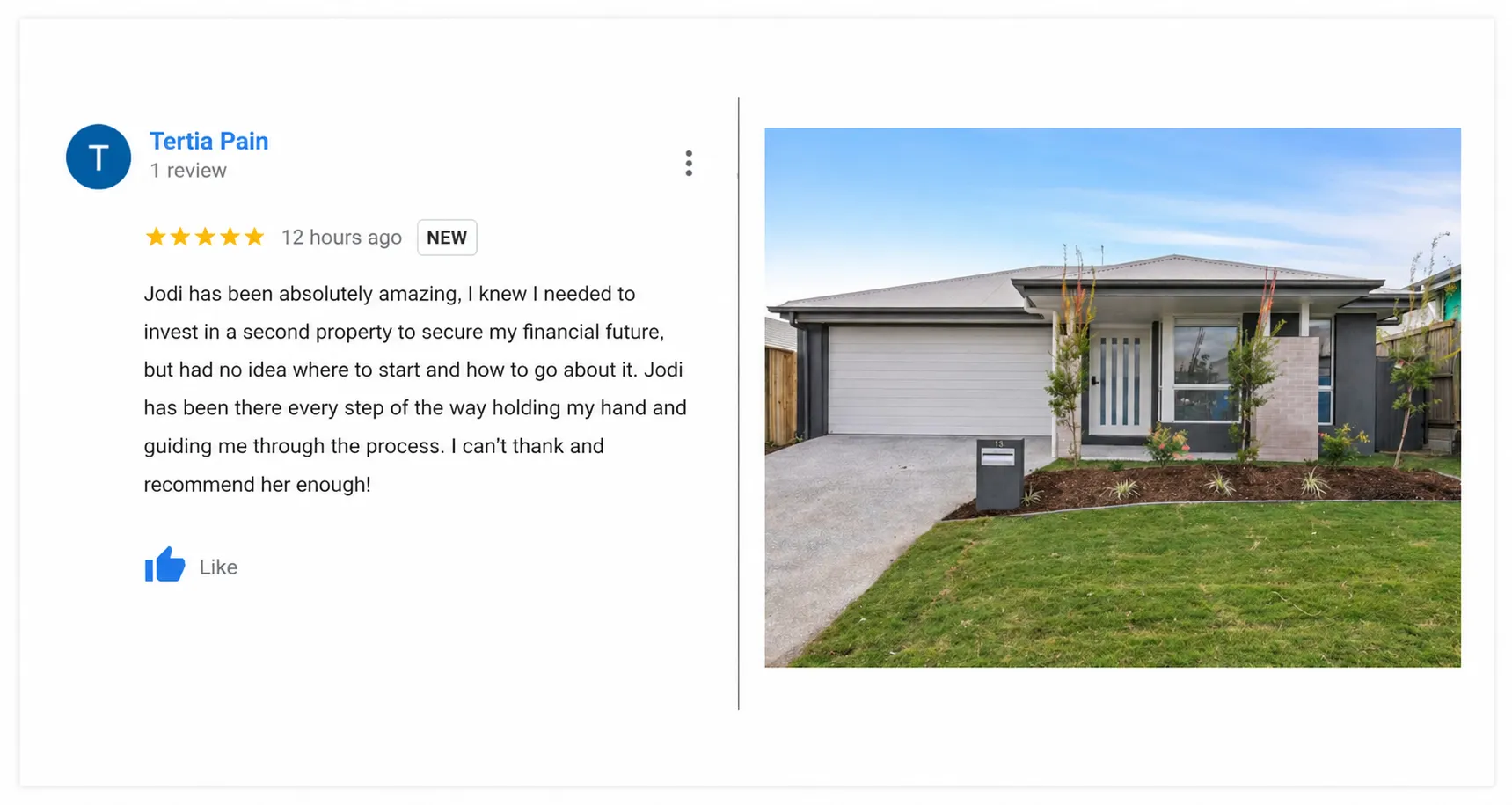 Google review from Sharp